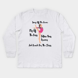 Reach For The Stars Kids Long Sleeve T-Shirt